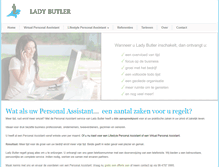 Tablet Screenshot of ladybutler.nl